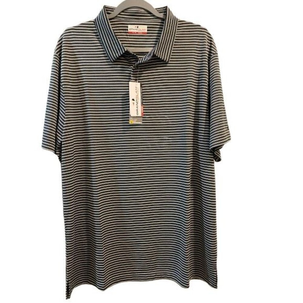 Men's XL Polo Shirt Grand Slam Performance Stretch Short Sleeve Moisture Wicking